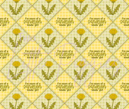 Printed Vinyl - Dandelion Girl