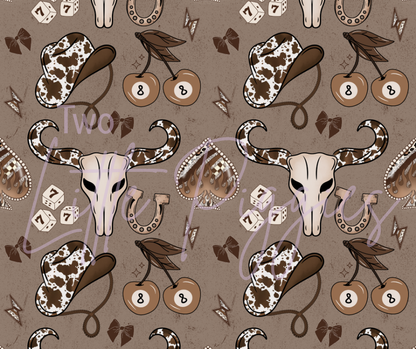 Printed Vinyl -Natural Western
