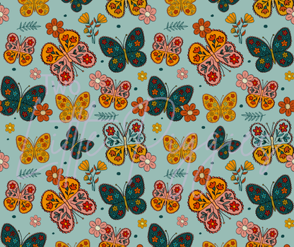 Printed Vinyl - Boho Butterflies