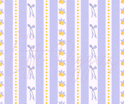 Printed Vinyl - Lavender and Lemons