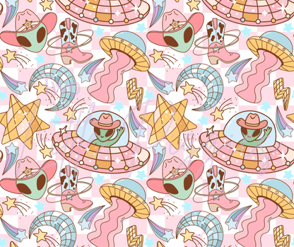 Printed Vinyl - Springtime Space Cowboy