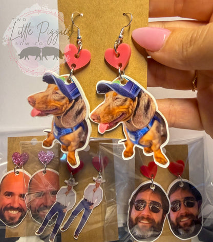 Custom Photo Earrings
