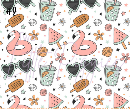 Printed Vinyl - Summer Fun Collection