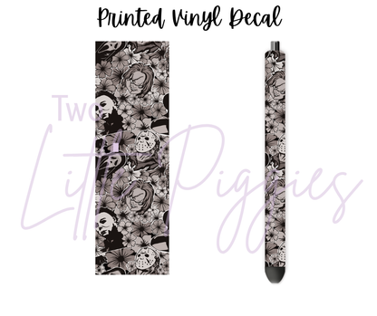 Printed Vinyl - Floral Horror Show
