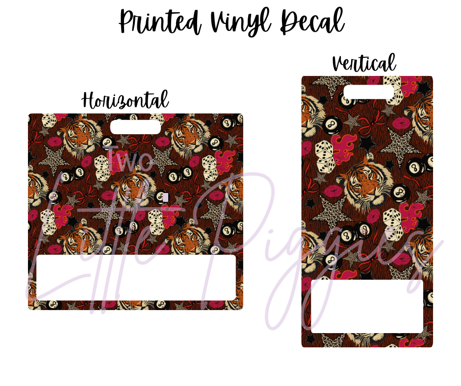 Printed Vinyl - 8 Ball Tiger