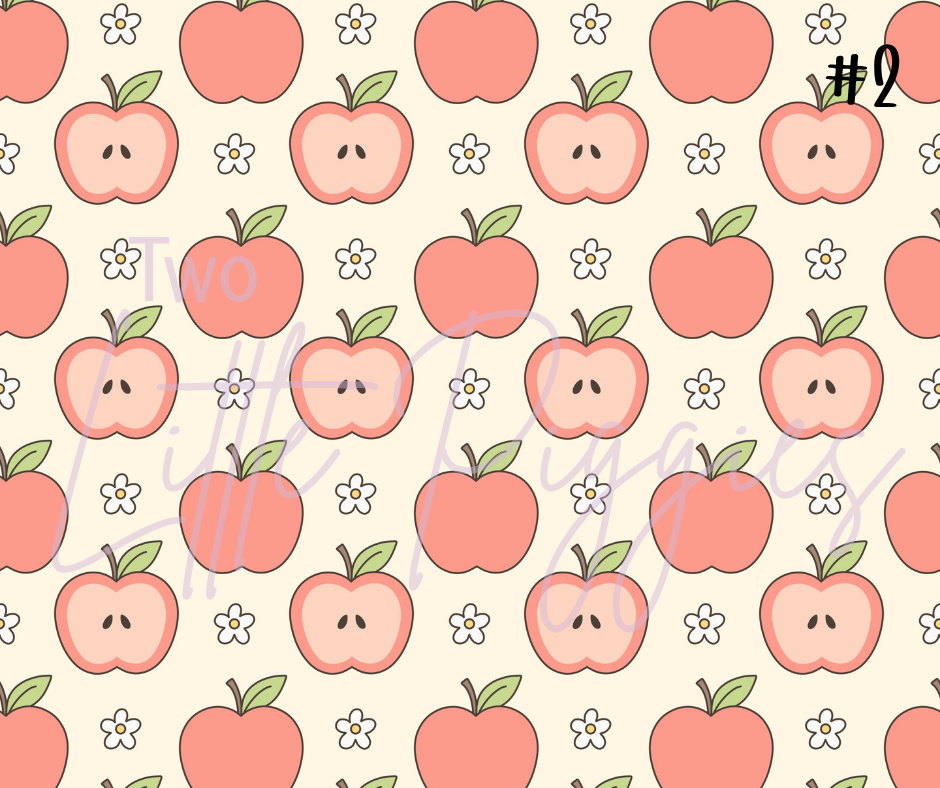Printed Vinyl - Back to School - Pastel