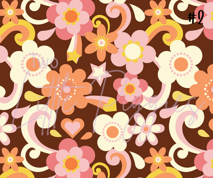 Printed Vinyl - 60s Retro
