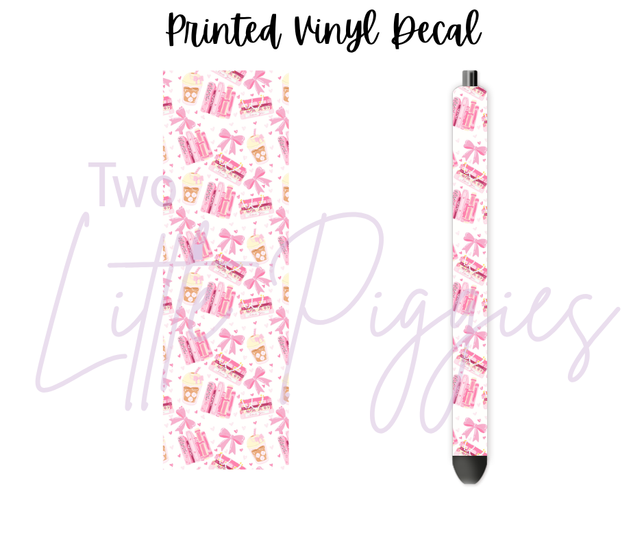Printed Vinyl - Girly Reader