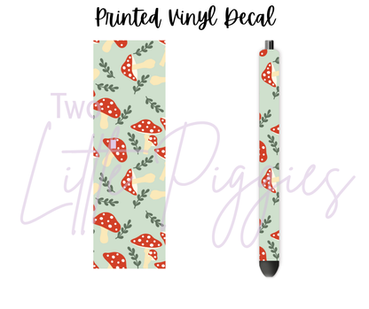 Printed Vinyl - Mushrooms