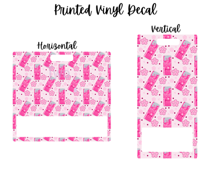 Printed Vinyl - Red Bull - Pink