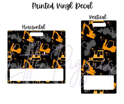 Printed Vinyl - Excavator