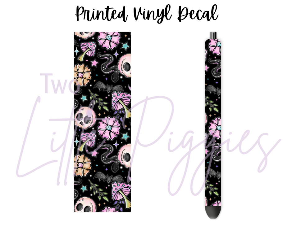Printed Vinyl - Colorful Witch