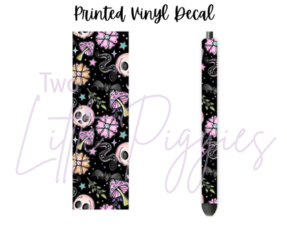 Printed Vinyl - Colorful Witch