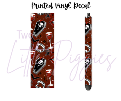 Printed Vinyl - Spooky Vampire