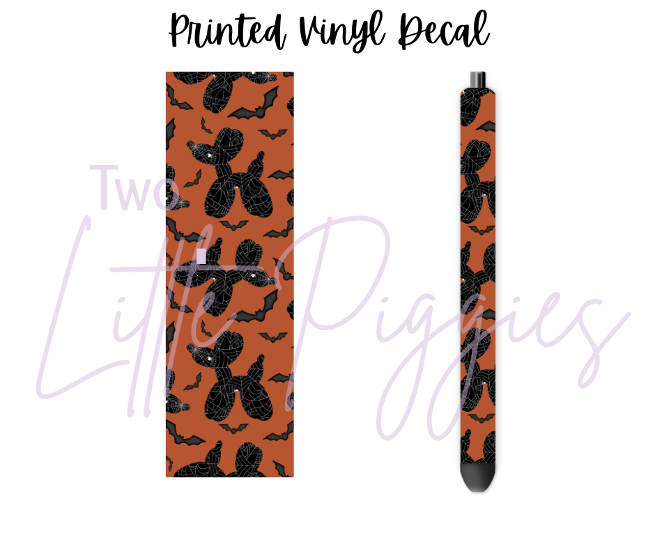 Printed Vinyl - Halloween Balloon Dogs