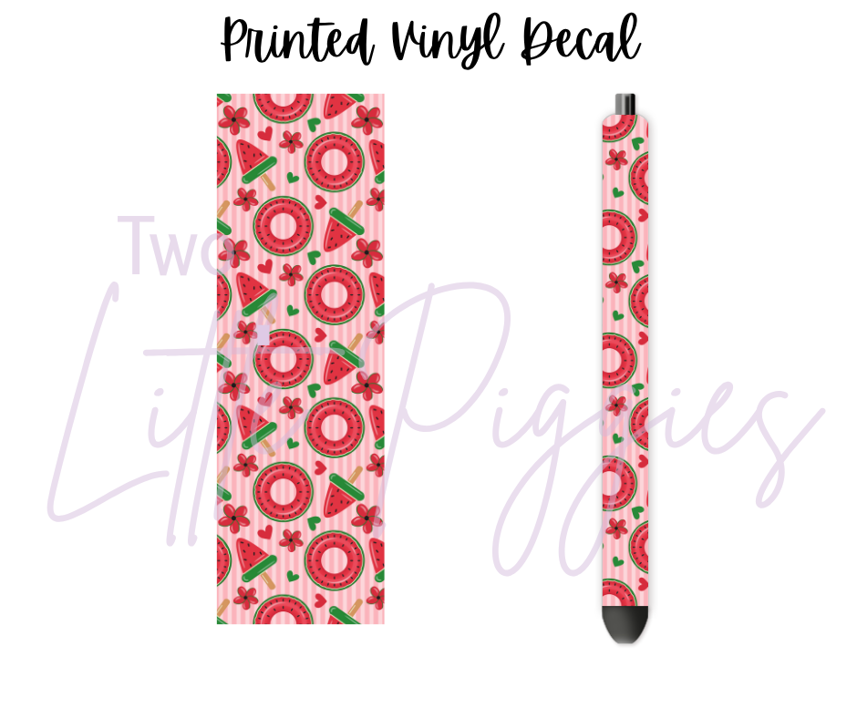 Printed Vinyl - Watermelon Pops