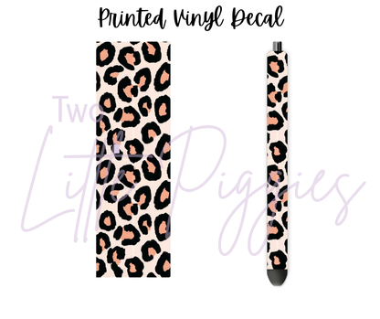 Printed Vinyl - Doodle Leopard