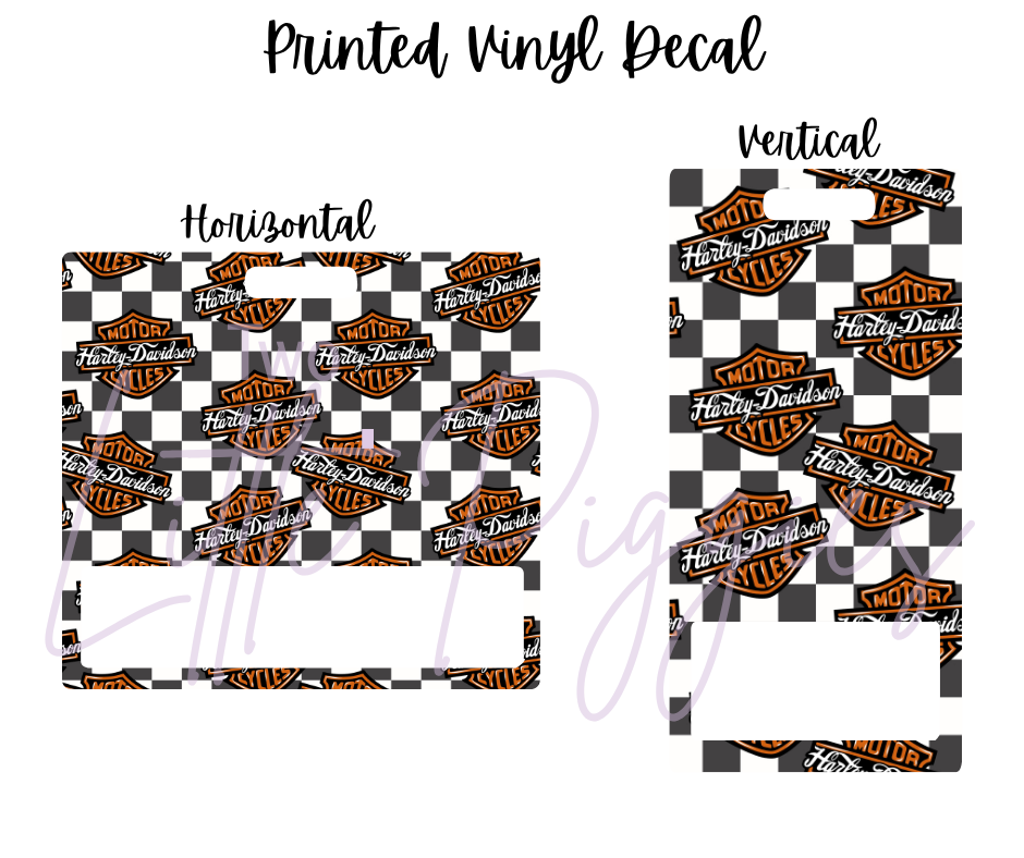 Printed Vinyl - Harley Davidson