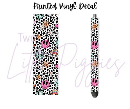 Printed Vinyl - Retro Dalmatian Smiley