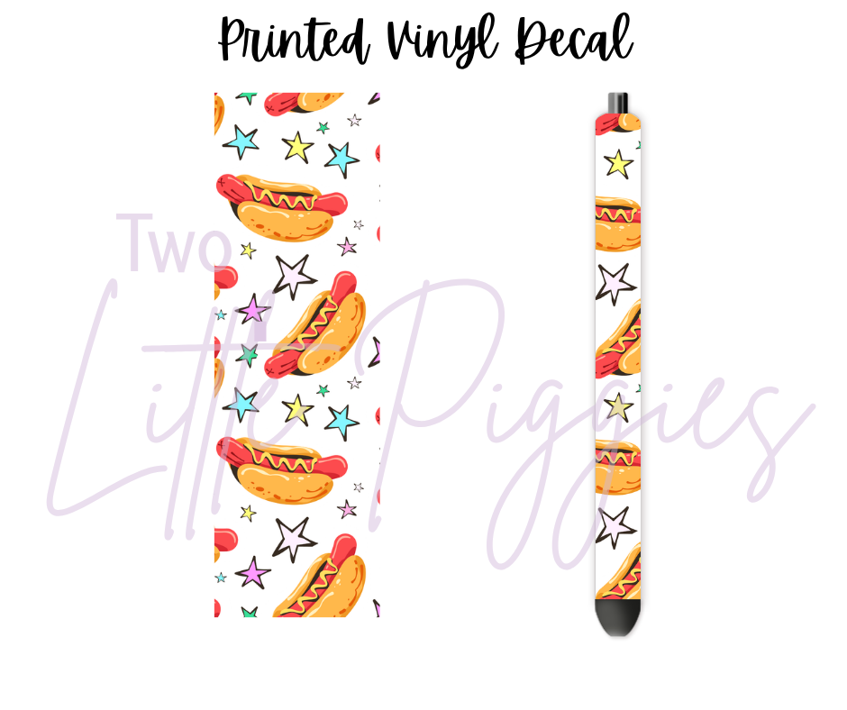 Printed Vinyl - Hotdogs
