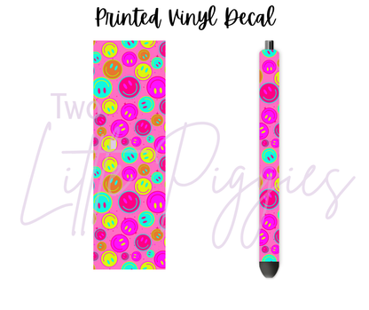 Printed Vinyl - Retro Smiley