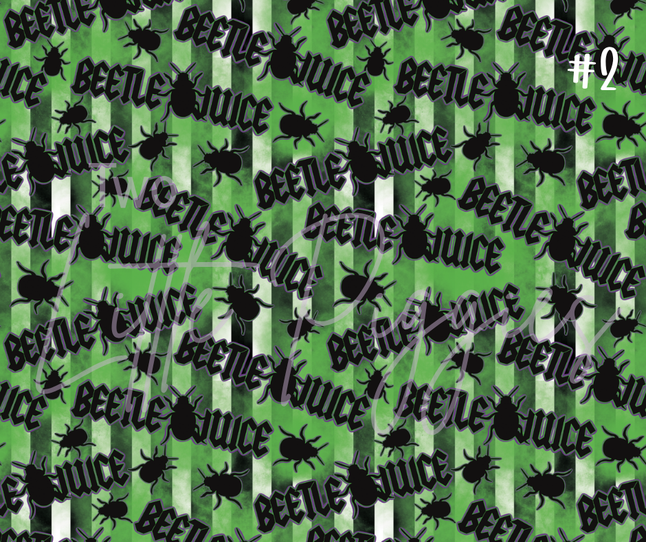 Printed Vinyl - BettleJuice