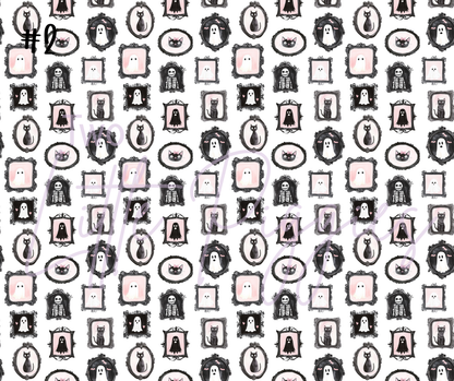 Printed Vinyl - Halloween - Pink Paranormal