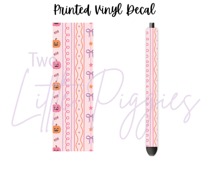Printed Vinyl - Halloween Coquette