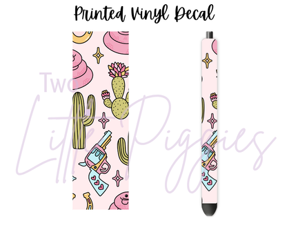 Printed Vinyl - Cutesy Cowgirl
