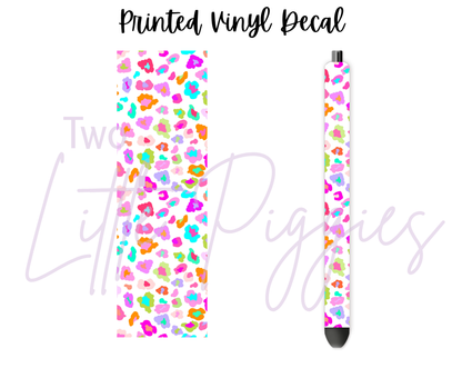 Printed Vinyl - Cutesey Leopard