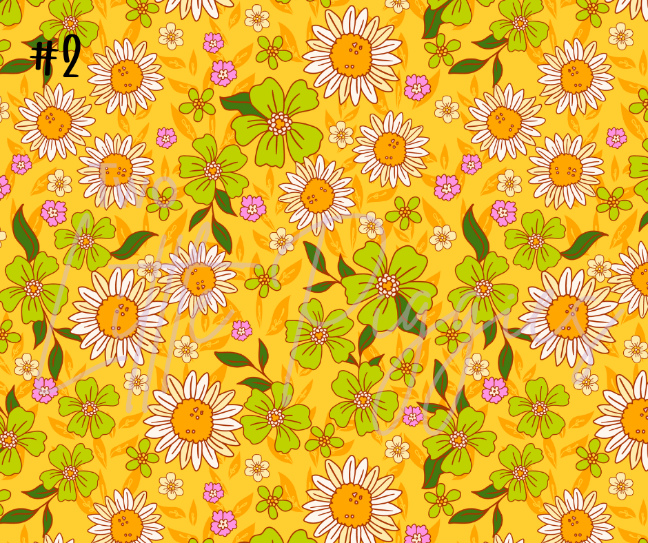Printed Vinyl - Summer Love Floral