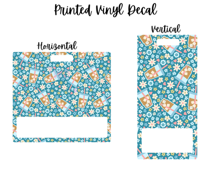Printed Vinyl - Iced Coffee Floral
