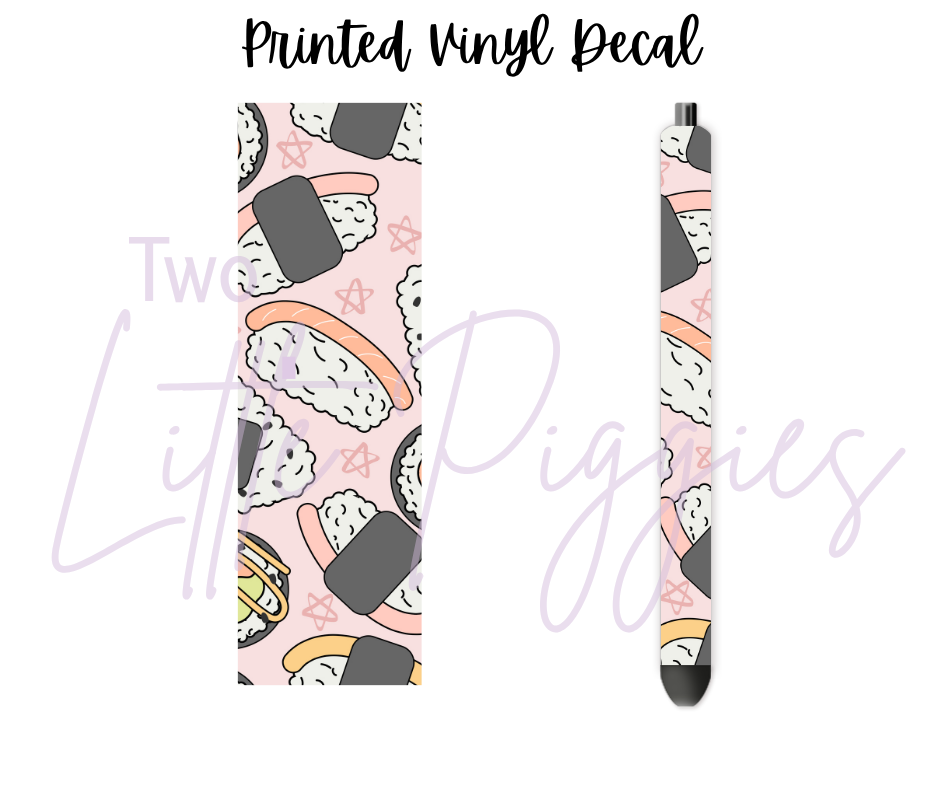 Printed Vinyl - Sushi Time