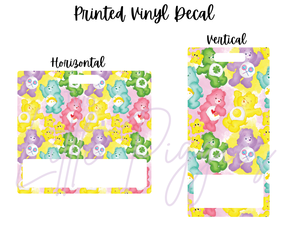 Printed Vinyl - 90's - Carebears