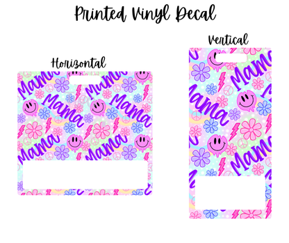 Printed Vinyl - Mama Smiley