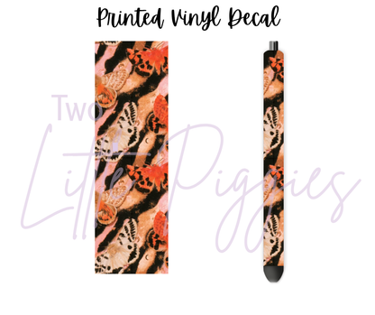 Printed Vinyl - Tiger Stripe Moth