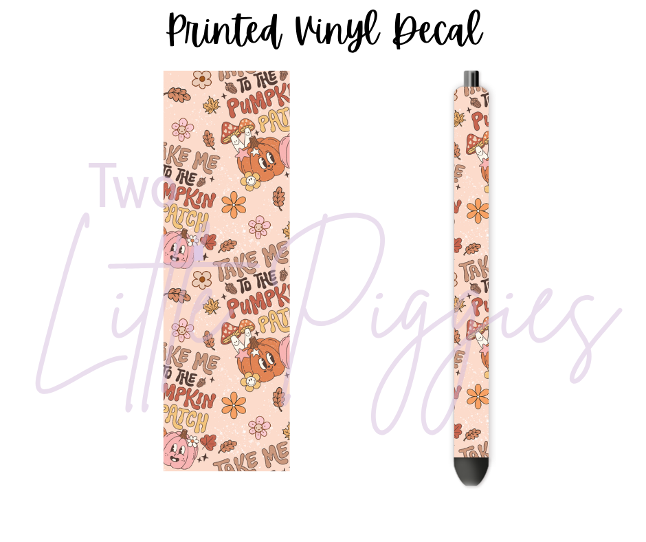 Printed Vinyl - To the Pumpkin Patch