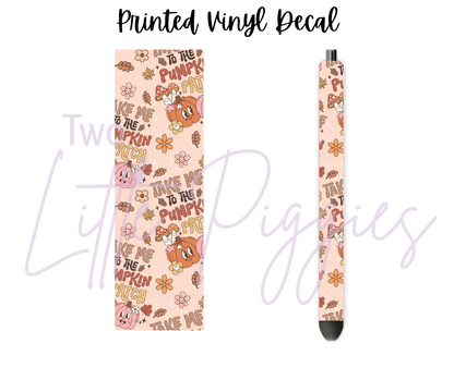 Printed Vinyl - To the Pumpkin Patch