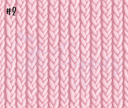 Printed Vinyl - Pastel Knit