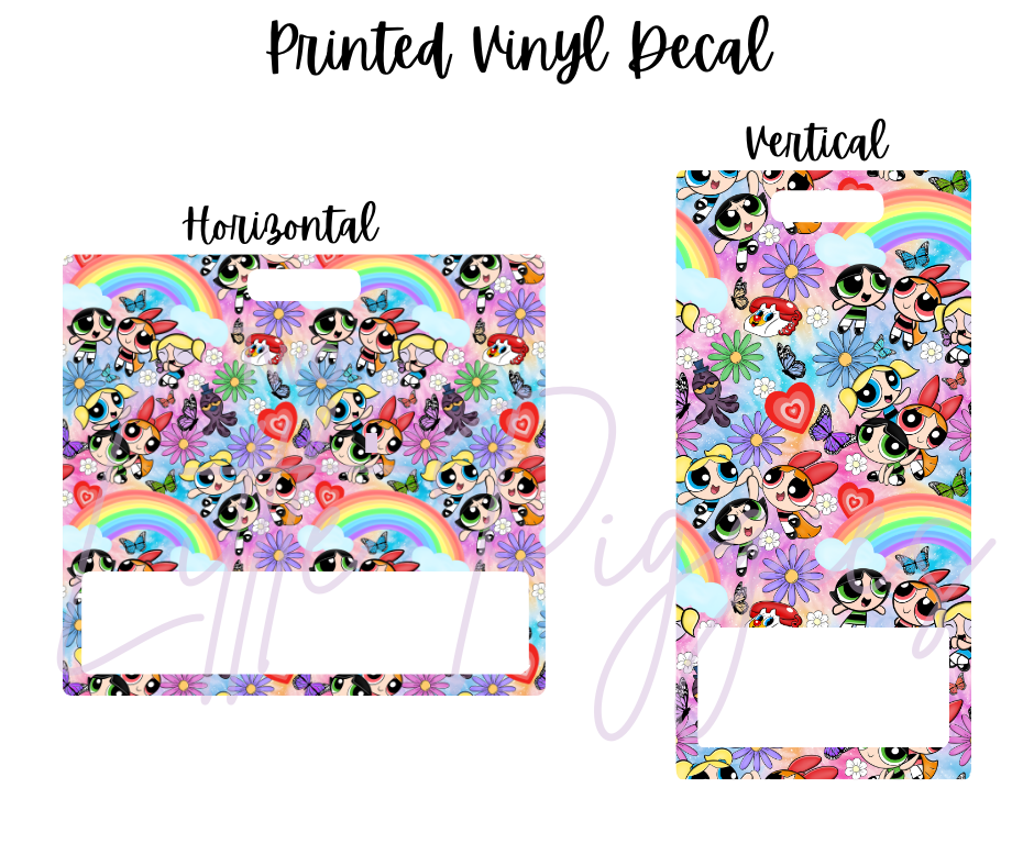 Printed Vinyl - 90's - Powerpuff Girls