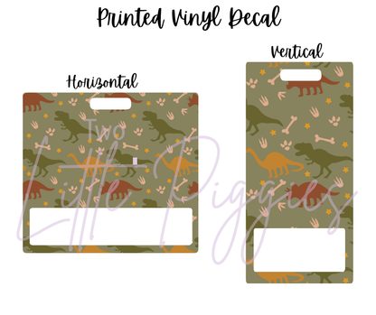 Printed Vinyl - Muted Dinos