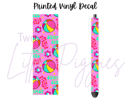Printed Vinyl - Summer Daze