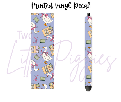 Printed Vinyl - School Silly Goose