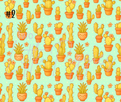 Printed Vinyl - Pretty Cactus