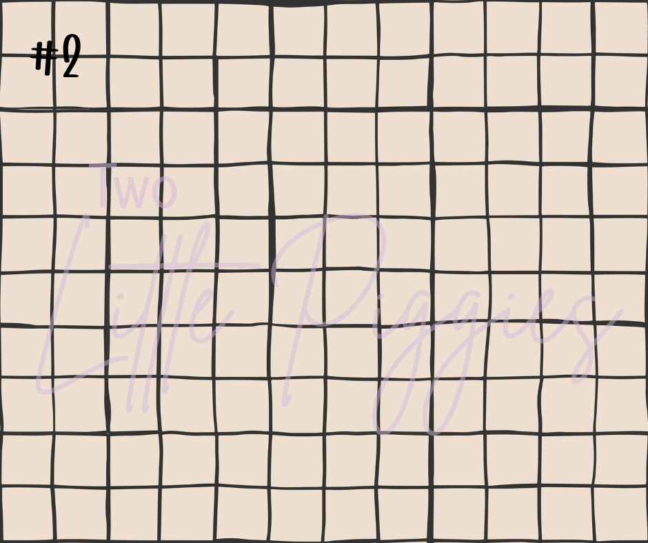 Printed Vinyl - Onyx and Ivory