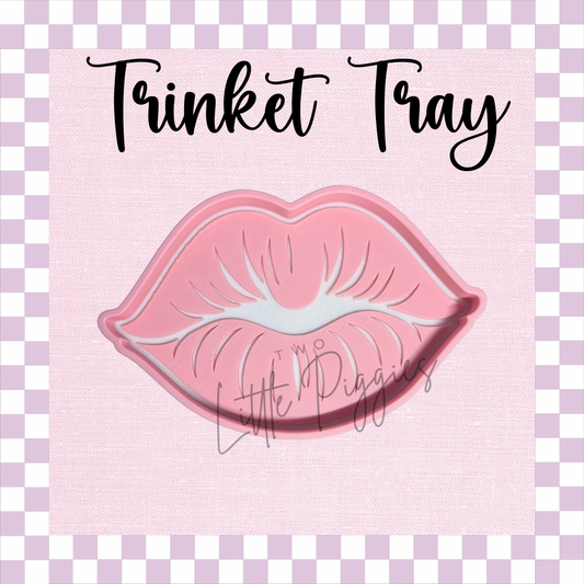 3D Printed - Trinket Tray - Lips