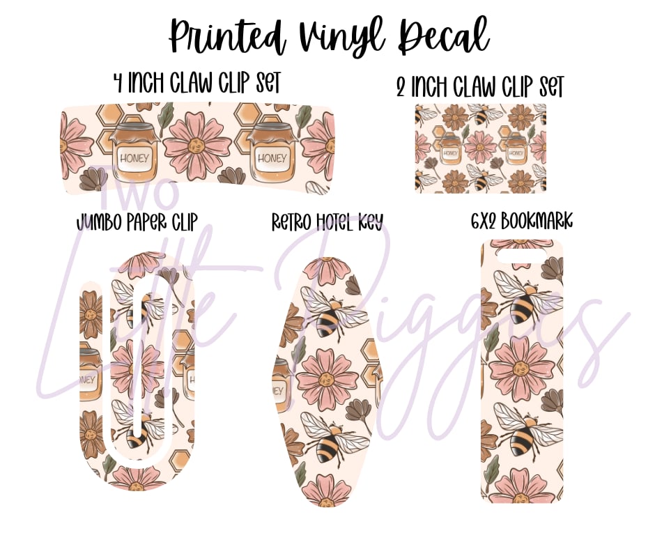 Printed Vinyl - Oh Honey
