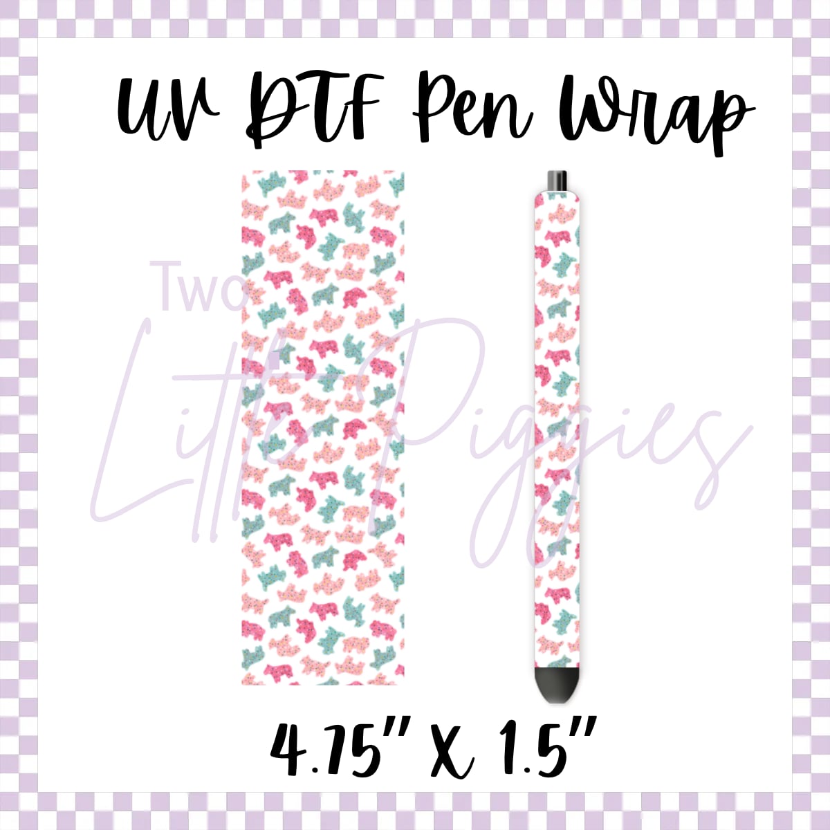 UV DTF - Pen Wrap - Animal Crackers