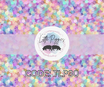 Printed Vinyl - Pastel Confetti