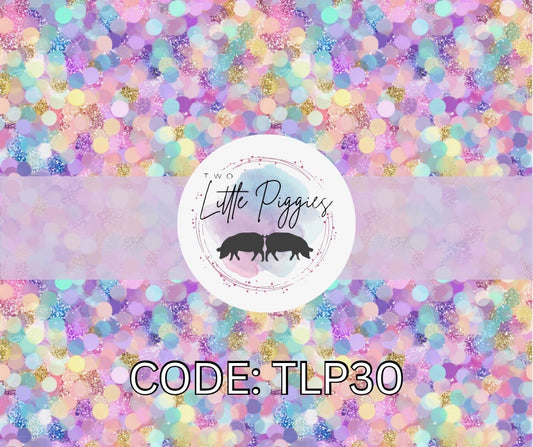 Printed Vinyl - Pastel Confetti